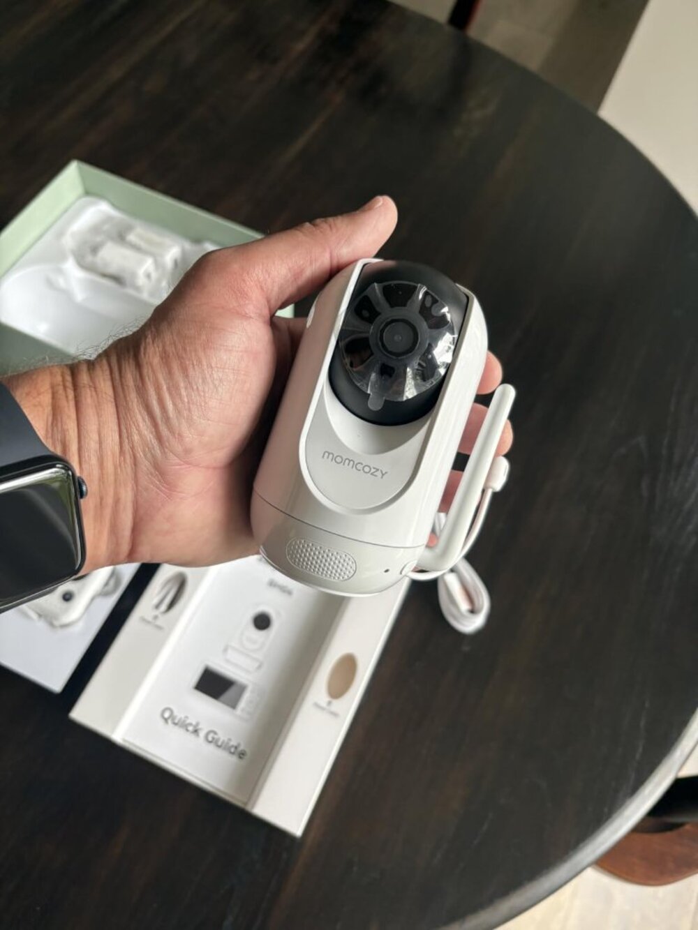 Momcozy Smart WiFi Baby Monitor with Camera and Audio, 5" 1080P HD Screen